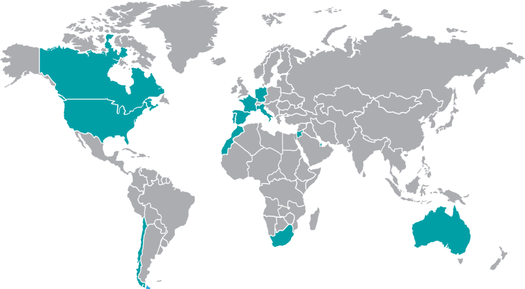 NovaSource الخريطة العالمية
